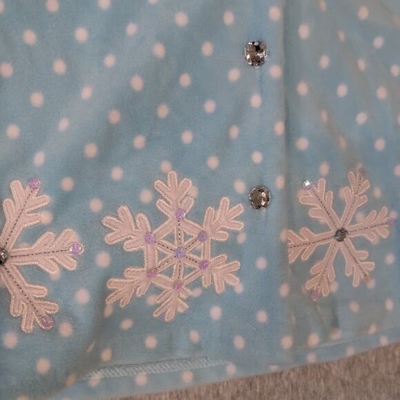 Bonnie Jean Fleece Snowflake Coat - Picture 4 of 5